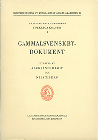 Gammalsvenskbydokument