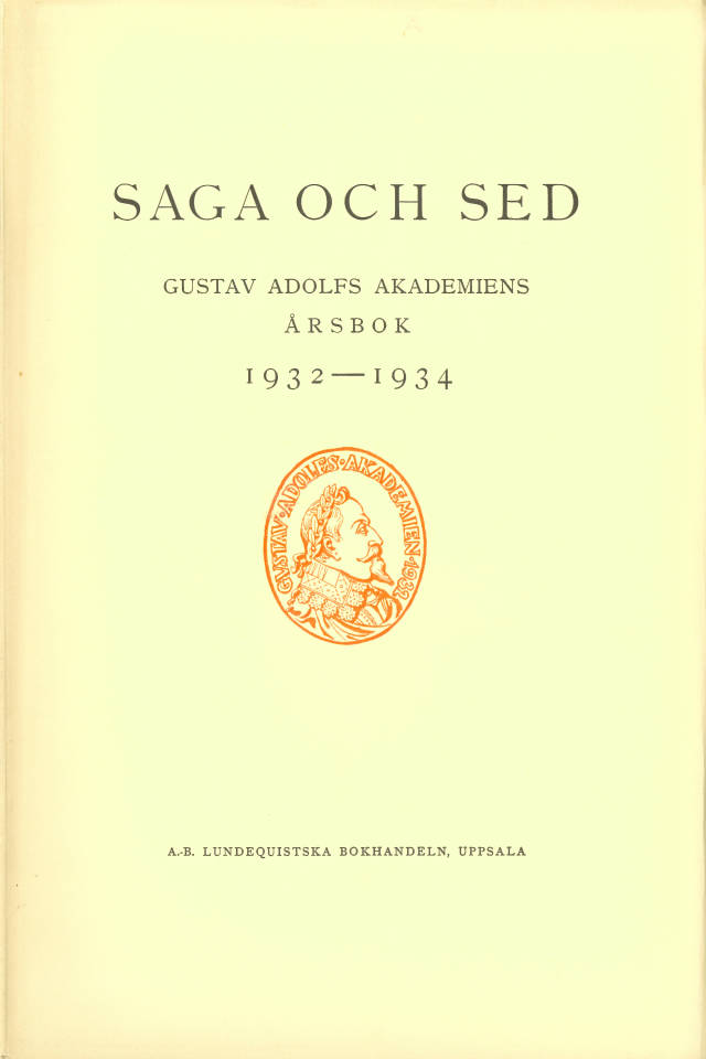 Saga och sed 1932 - 1934