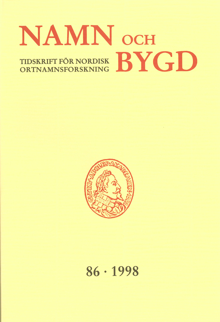 Namn och bygd 1998