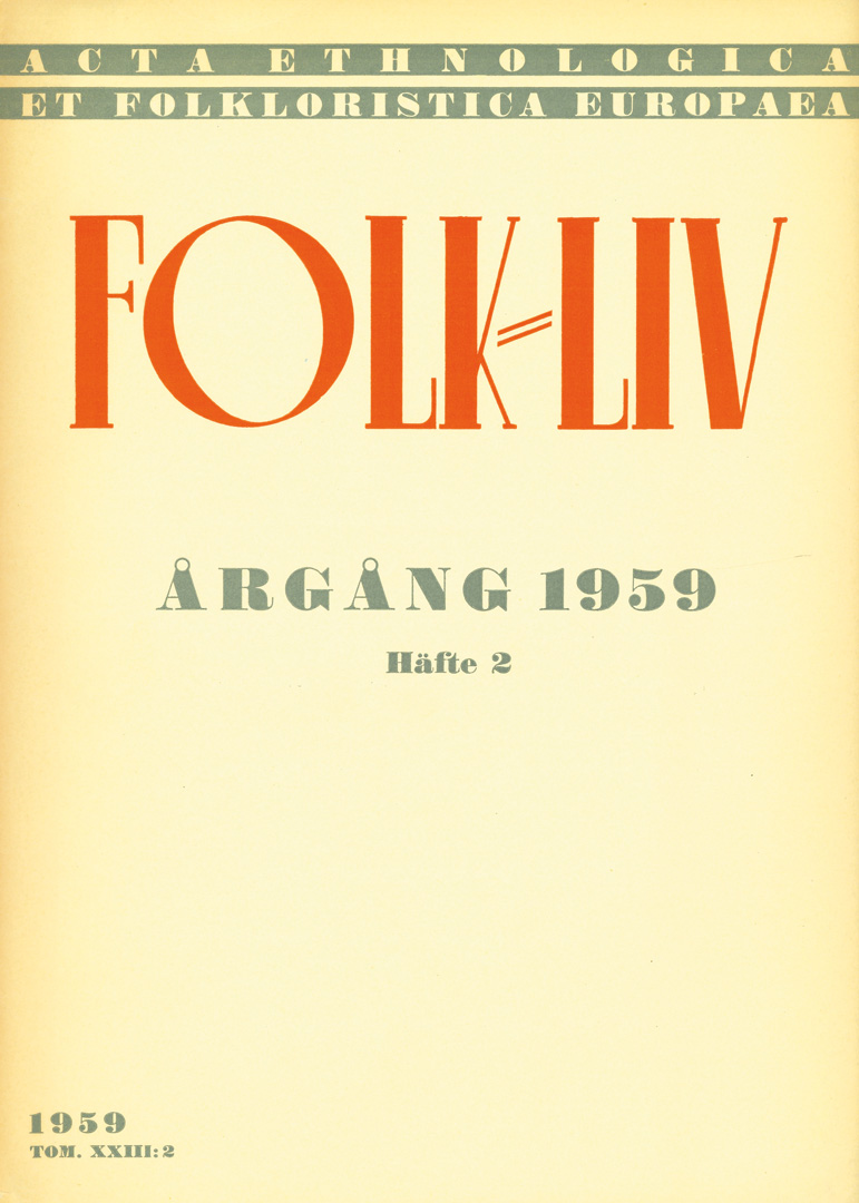 Folk-liv 1959 häfte 2