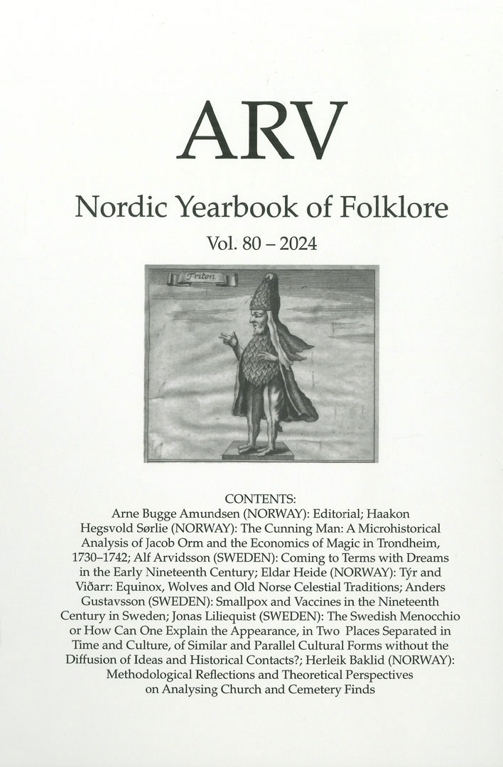 Arv - Nordic Yearbook of Folklore Vol. 80 - 2024