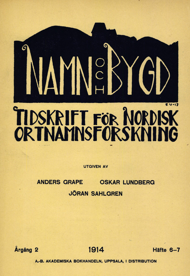 Namn och bygd 1914 häfte 6-7
