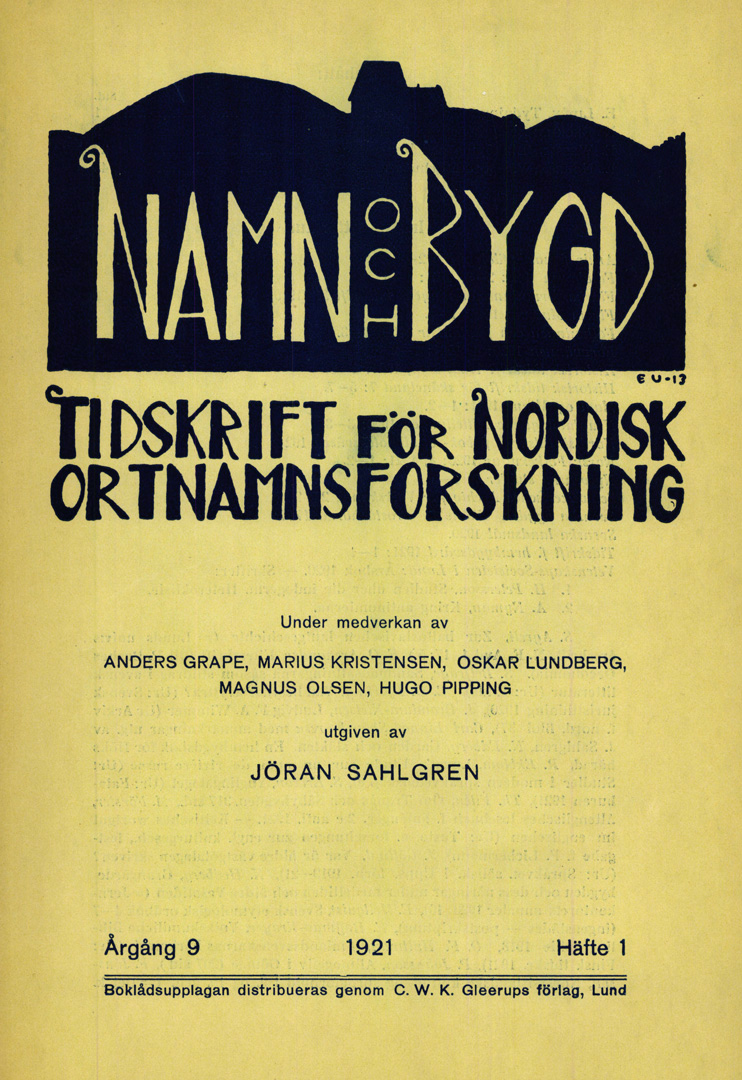 Namn och bygd 1921 häfte 1