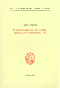 Markusevangeliet i Lars Rangius samiska översättning från 1713