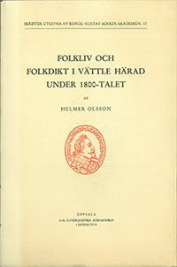 Folkliv och folkdikt i Vättle härad under 1800-talet