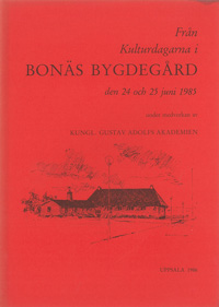 Från Bonäs bygdegård, Kulturdagar 1986