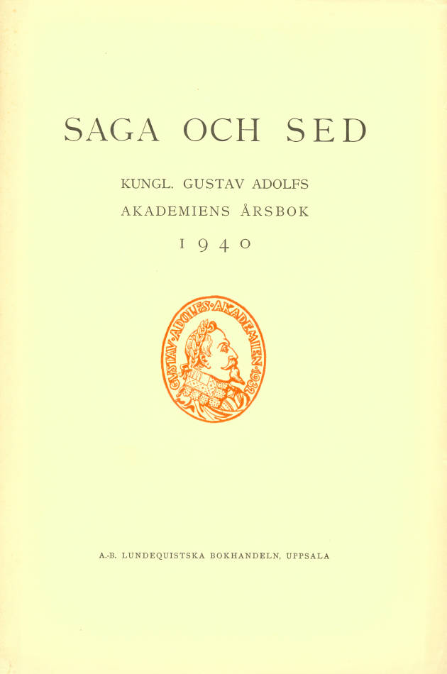 Saga och sed 1940