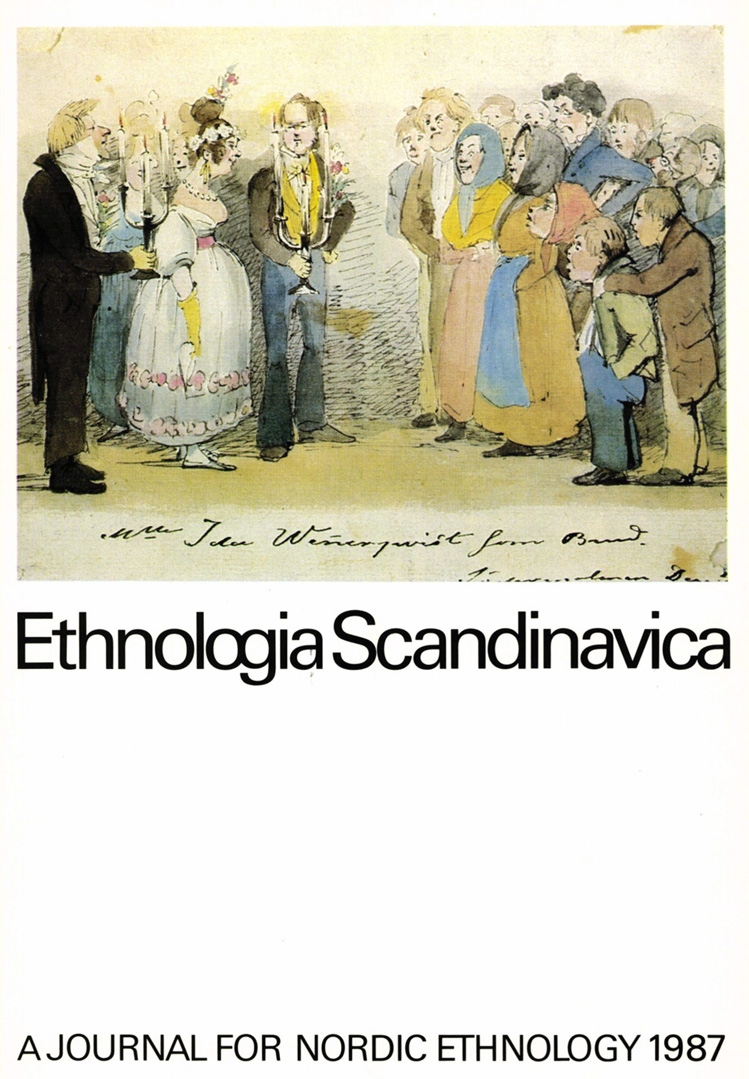 Ethnologia Scandinavica 1987