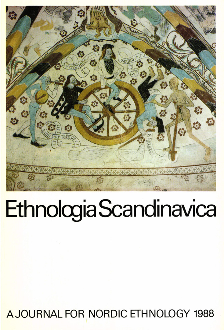 Ethnologia Scandinavica 1988