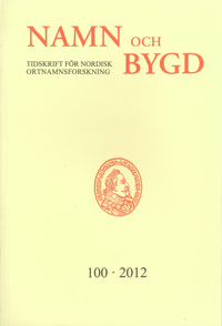 Namn och bygd 2012