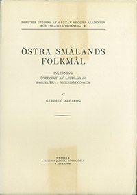 Östra Smålands folkmål