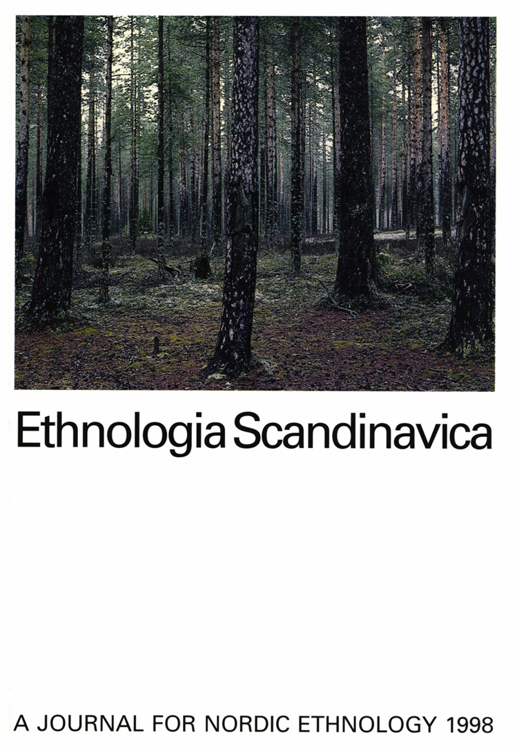 Ethnologia Scandinavica 1998