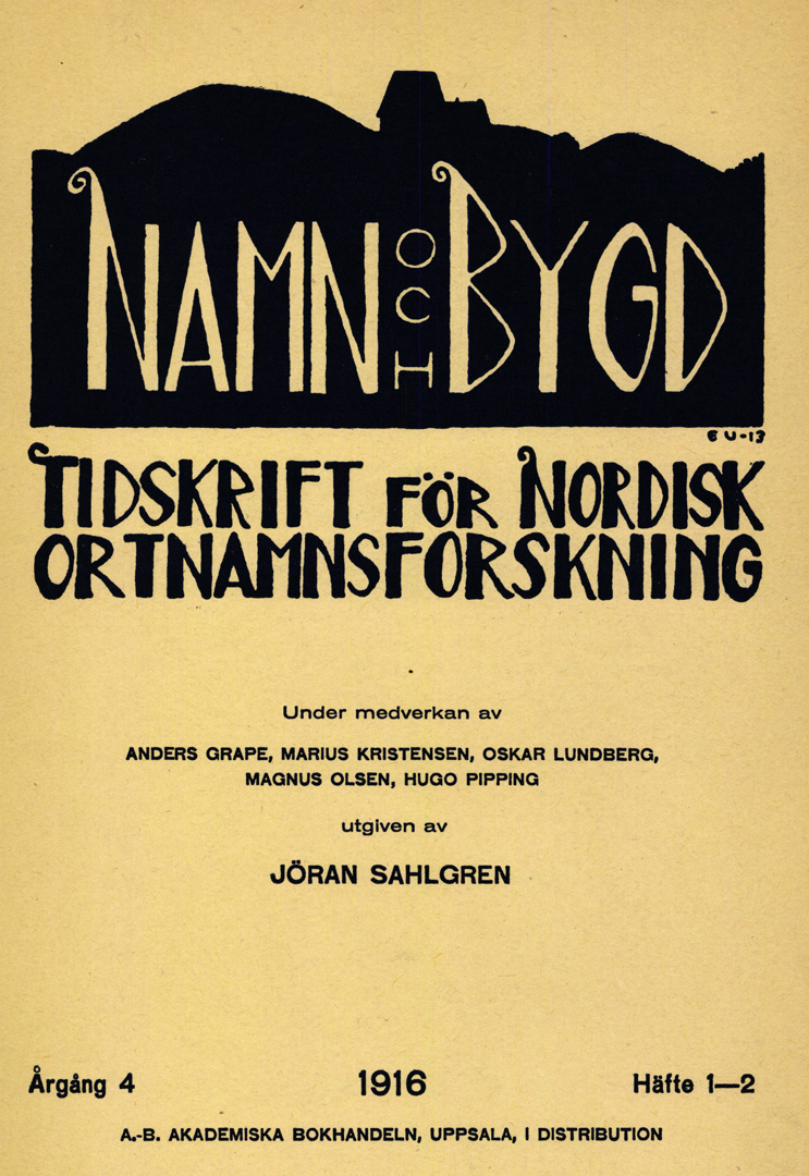 Namn och bygd 1916 häfte 1-2