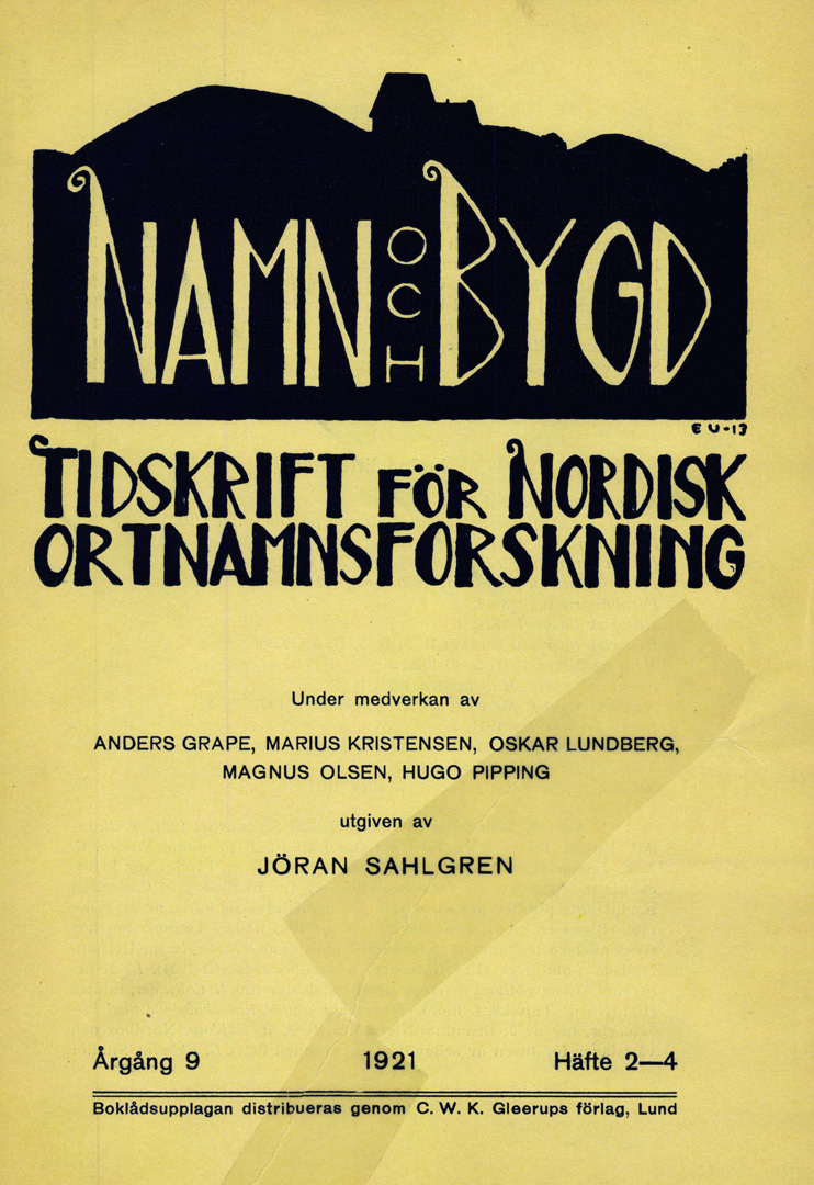 Namn och bygd 1921 häfte 2-4