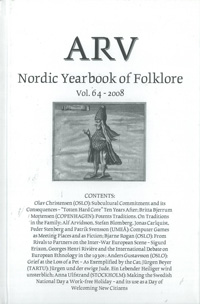 Arv - Nordic Yearbook of Folklore Vol. 64 - 2008