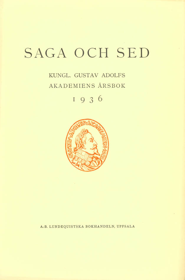 Saga och sed 1936