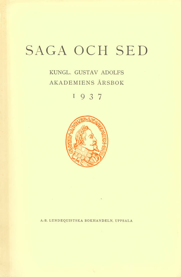 Saga och sed 1937