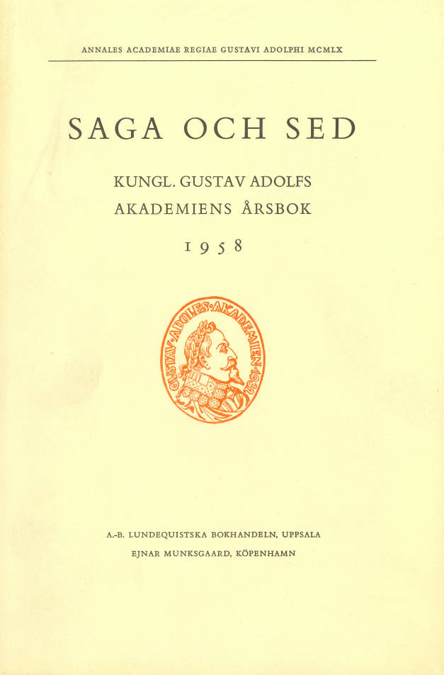 Saga och sed 1958