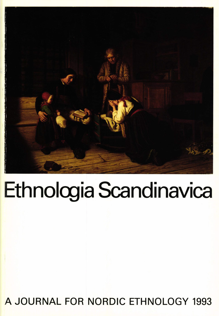 Ethnologia Scandinavica 1993