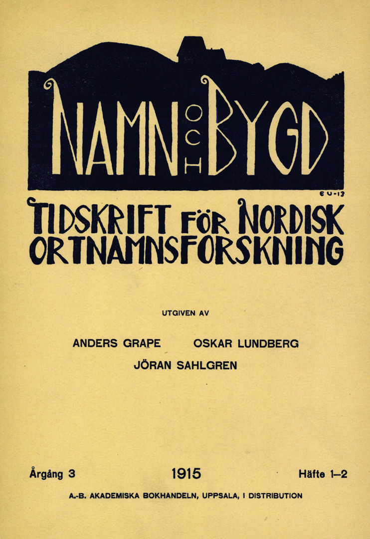 Namn och bygd 1915 häfte 1-2