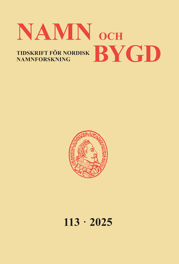 Namn och Bygd 2025